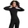 Wool-Tech High Zip Neck Damen Baselayer-Shirt Schwarz S