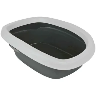 Trixie Katzentoilette Carlo 31 x 14 x 43 cm grau/weiß
