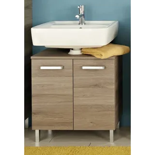 Pelipal Waschbeckenunterschrank 60 x 62 x 33 cm Braun