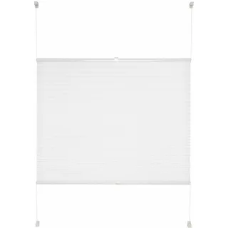 Plissee GOOD LIFE "Allegra" Gr. 4, weiß, B:80cm H:140cm, Obermaterial: 94% Polyester, 6% sonstige Fasern, Plissees, Plissee, Fixmaß