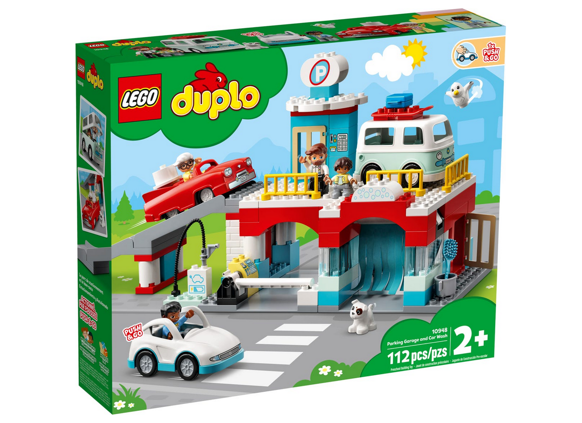 Bild von Duplo Parkhaus mit Autowaschanlage 10948