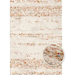 Primaflor HIMALAYA Hochflorteppich 200 x 290 cm Beige/Weiß