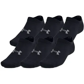 Under Armour Essential Kurze Socken 6 Paare - Black / Black / Castlerock - EU 42 1/2-47
