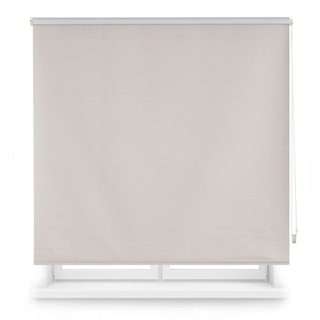 INTERBLIND | Verdunkelungsrollo, glatt, Premium, Größe 120 x 175 cm Breite x 175 cm Höhe, Verdunkelungsrollo, Stoffmaß 117 x 170 cm, Thermo-Rollo Silber, Wärmedämmung von Licht, Kälte und Wärme