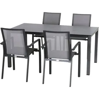 Siena Garden Velia Set 5-tlg. Anthrazit