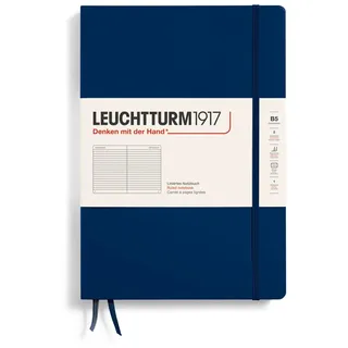 Leuchtturm1917 Notizbuch A4 liniert Blau
