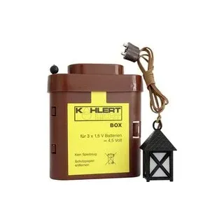 Kahlert Licht 20104 Krippenlaterne 4.5 V mit Batterie-Box