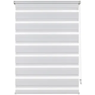 GARDINIA Doppelrollo Easyfix 45 x 150 cm Weiß