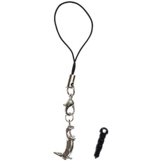 Miniblings Otter Handyanhänger Anhänger Tier Wassermarder Marder versilbert- Handmade Modeschmuck I Anhänger Handyschmuck Schlüsselanhänger
