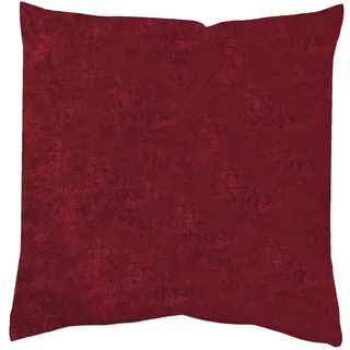 Dekokissen HOME WOHNIDEEN "ELMER 1ER PACK MIT FÜLLUNG" Gr. 1, rot (bordeaux, unifarben), B:40cm L:40cm, Polyester, Dekokissen_Sitzkissen_Kissenhüllen, Dekokissen