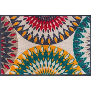 wash+dry by Kleen-Tex Fußmatte »Whirlwinds« rechteckig 7 mm Höhe, bunt