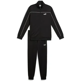 Puma Poly Piping Suit Trainingsanzug Schwarz S