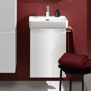 Laufen Waschtischunterschrank 1 Tür 41,5 x 58 x 32,1 cm Weiß glänzend