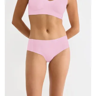 Hipster SLOGGI "ZERO Feel 2.0", Damen, Gr. XS, floral pink, Single Jersey, Obermaterial: 76% Polyamid, 24% Elasthan, Unterhosen Hipster, softe Mikrofaser, atmungsaktiv, ultraleicht und dehnbar