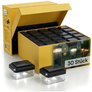 6040 Solarleuchte Solar Zaunleuchte LED 30 Stück