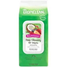 Tropiclean Deep Cleaning Wipes