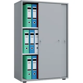 VCM Lona Aktenschrank 70 x 37 x 110 cm grau