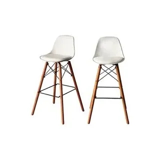 meet powered by PAPERFLOW Barhocker Steelwood THSTW.23.13 weiß, 2 St.