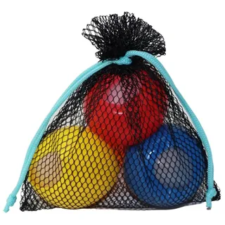 alldoro 63038 - Water Splash 3er Set Wasserbomben Ø 6cm, Wasserballons wiederverwendbar & selbstschließend, Wasser Balloon für Garten & Strand, Kinder ab 3 Jahren & Erwachsene, Rot/Blau/Gelb