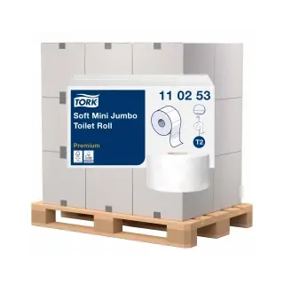 TORK Toilettenpapier Mini Jumbo 2-lagig 12 Rollen