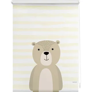 LÜTTENHÜTT Seitenzugrollo Bär 45 x 150 cm beige