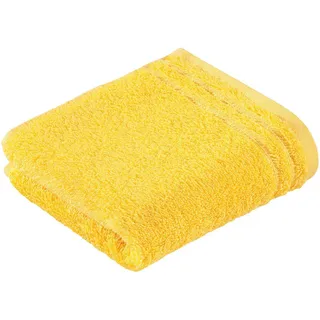 Vossen Gästetuch , Gelb , Textil , Uni , 30x50 cm , Textiles Vertrauen - Oeko-Tex®, Made in Austria , saugfähig , Heimtextilien, Badtextilien, Gästehandtücher