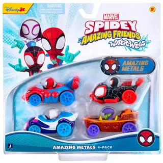 Disney SPIDEY Amazing Metals Car 4 PK