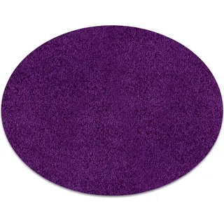 Teppich rund ETON violett lila rund 200 cm - Lila