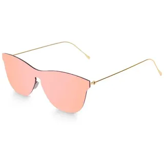 Paloalto Arles Polarisierte Sonnenbrille - Metal Gold Temple - Space Flat Revo Pink/CAT3