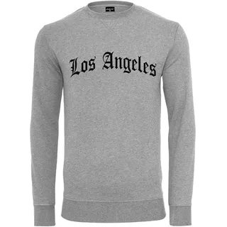 Mister Tee Los Angeles Wording Langarm-t-shirt - Grey - XS