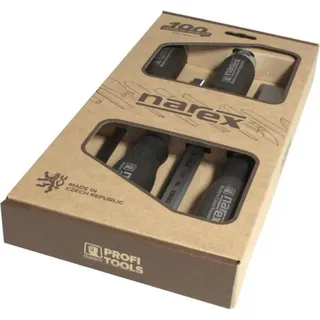 NAREX Stechbeitel Set mit dunklem Griff