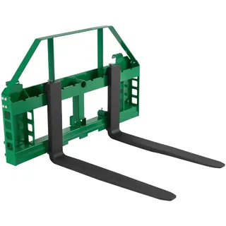 Vevor Schnellbefestigung, 1814 kg Tragfähigkeit, Palettengabelrahmenaufsatz mit 1065 mm Gabeln, Gabelstaplerklingen, 50,8 mm Anhängerkupplung & Speerhülsen, passend für JD-Traktoren