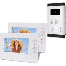 OBO HANDS Zwei Wege Audio Video Türsprechanlage mit 7 Zoll Bildschirm für Home Security System