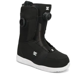 Snowboardboots DC SHOES "Lotus" Gr. 7,5, schwarz-weiß (schwarz, weiß), Schuhe, Damen, 7,5(38,5), Obermaterial:82.19% Synthetikmaterial, 17.81% Textil., Snowboardboots