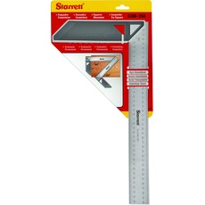 Starrett K53M-350-S Tischler Try Quadrat für die Holzbearbeitung – 350 mm metrischer Satz Vierkant