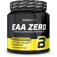 Bild BioTechUSA EAA Zero - Essentielle Aminosäuren Power | 7160mg EAA/Portion | Empfohlenes Verhältnis der WHO | Zuckerfrei, Glutenfrei, 350 g, Zitrone-Eistee