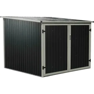 Westmann Fahrradgarage Anthrazit Metall 203x158x200 cm