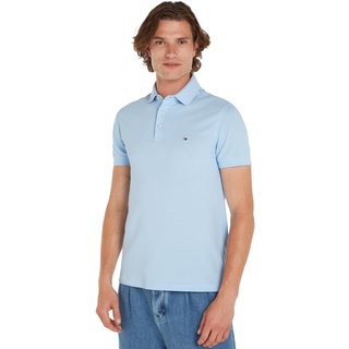 Tommy Hilfiger Slim Fit Poloshirt Kurzarm 1985 Hellblau, XXL