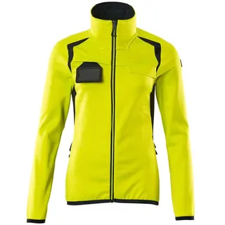 MASCOT Damen Fleecepullover mit Reißverschluss ACCELERATE SAFE Hi-vis Gelb / Schwarzblau XS - 19453-316-17010-XS - Hi-vis Gelb / Schwarzblau