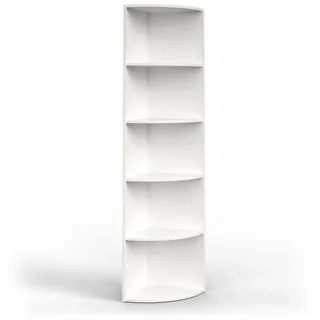 Vicco Ecki Eckregal 40 x 40 x 180 cm Weiß