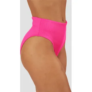 PUMA SWIM WOMEN RIBBED HIGH WAIST B pink combo S - Rosa