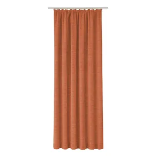 Vorhang WIRTH "Trondheim 234 g/m2" Gr. 11, braun (rost), B:172cm H:245cm, Chenille, Polyacryl, Gardinen, Vorhang