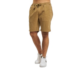 Bild Herren Stretch Twill Joggshorts Klassische Shorts, darksand, XL