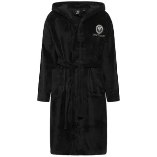 Carlo Colucci Bademantel Como in Schwarz | XL