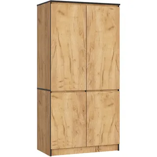 Akord Kleiderschrank AKORD 90 x 180 x 51 cm Eiche Craft