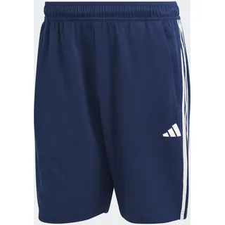 adidas Herren Train Essentials Piqué 3-Stripes Training Shorts, Dark Blue/White, XL