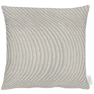 Dekokissen APELT "2913" Gr. 1, beige (leinen, gemustert), B:39cm L:39cm, Kunstfaser, Dekokissen_Sitzkissen_Kissenhüllen, Dekokissen, Kissenhülle mit Füllung, 1 Stück
