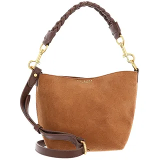 Ted Baker Damen S283964tano/S Kleine Eimertasche aus Wildleder mit gewebtem Griff, hautfarben