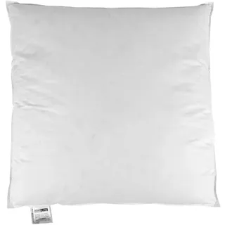 Homescapes Kopfkissen Federn & Daunen 65/65 cm , Weiß , Textil , Quadratisch , 65x65 cm , Oeko-Tex® , Heimtextilien, Kopfpolster & Bettdecken, Kopfkissen