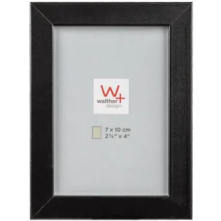 walther design BP710B Peppers Bilderrahmen, Holz, 7 x 10 cm, schwarz